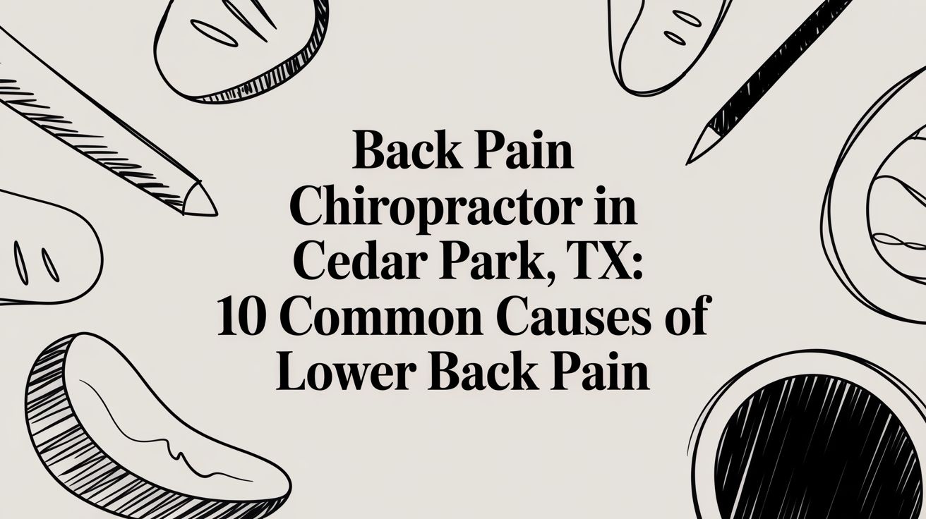 Cedar Park Lower Back Pain Chiropractor | Bell District Spine