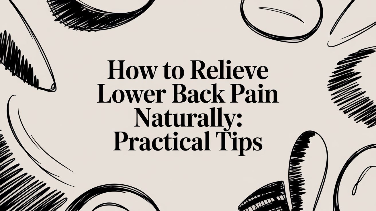 Your Cedar Park Chiropractor's Guide to Relieving Lower Back Pain Naturally